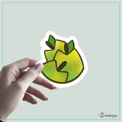 استیکر طرح میوه-گلابی
