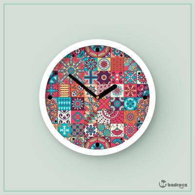 ساعت دیواری   Vintage Decorative pattern
