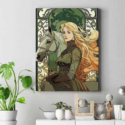 تابلو کنواس (بوم) ارباب حلقه ها -1