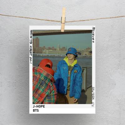 پولاروید(فتوکارت) j hope  HOPE ON THE STREET 