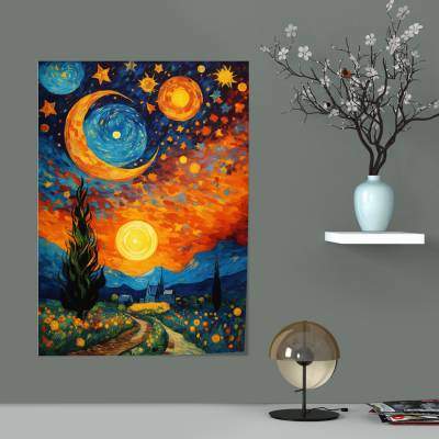 پوستر سیلک ونسان ون گوگ - 12