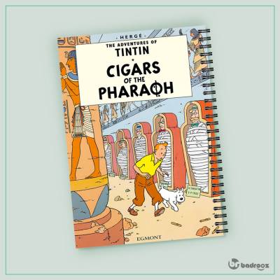 دفتر یادداشت تن تن سیگار های فرعون ( Cigars Of The Pharaoh )