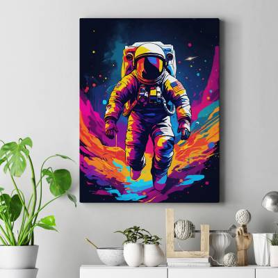 تابلو کنواس (بوم)  فضانورد - 13