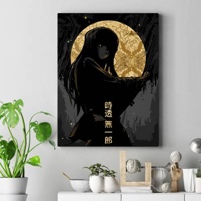 تابلو کنواس (بوم) انیمه شیطان کش - 5