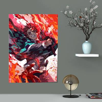 پوستر سیلک انیمه شیطان کش - 13