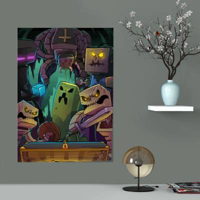 پوستر سیلک ماینکرفت - 34
