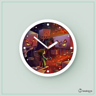 ساعت دیواری  ماینکرفت - 48