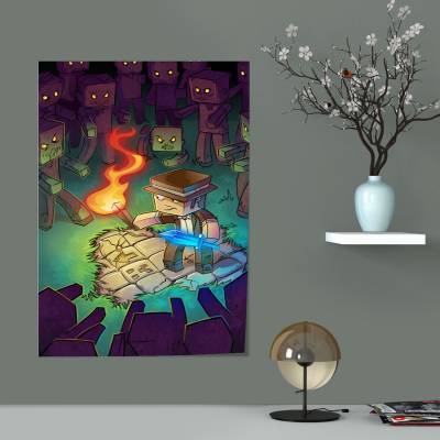 پوستر سیلک ماینکرفت - 49
