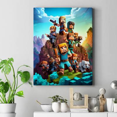 تابلو کنواس (بوم) ماینکرفت -52