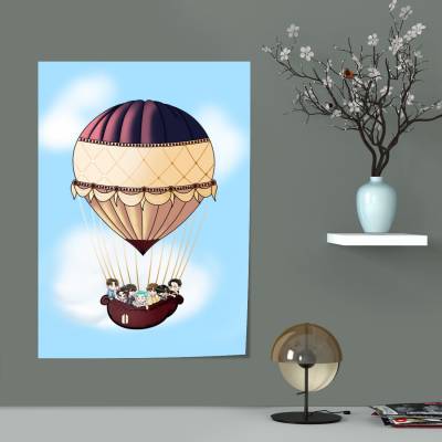 پوستر سیلک BTS Balloon