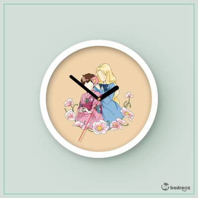 ساعت دیواری  Anna & Marnie