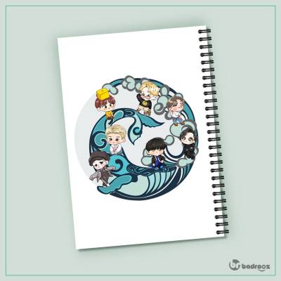 دفتر یادداشت BTS Wave
