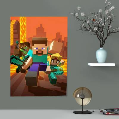 پوستر سیلک ماینکرفت -53