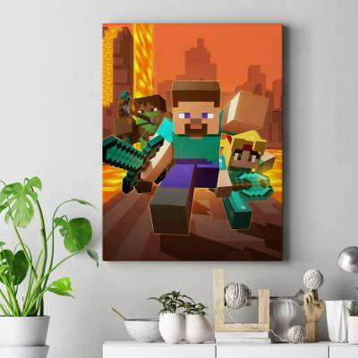 تابلو کنواس (بوم) ماینکرفت -53