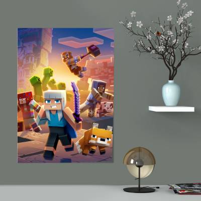 پوستر سیلک ماینکرفت -54