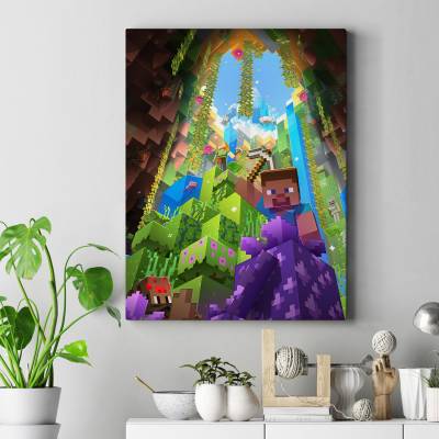 تابلو کنواس (بوم) ماینکرفت -61