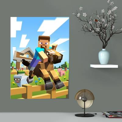 پوستر سیلک ماینکرفت -62