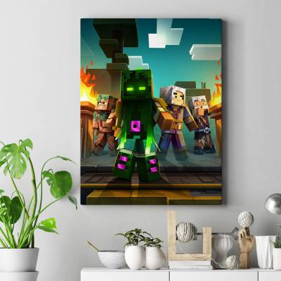 تابلو کنواس (بوم) ماینکرفت -68