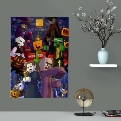 پوستر سیلک ماینکرفت -69