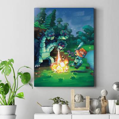 تابلو کنواس (بوم) ماینکرفت -72