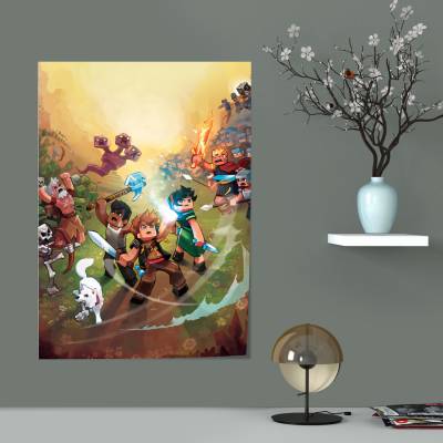 پوستر سیلک ماینکرفت -73