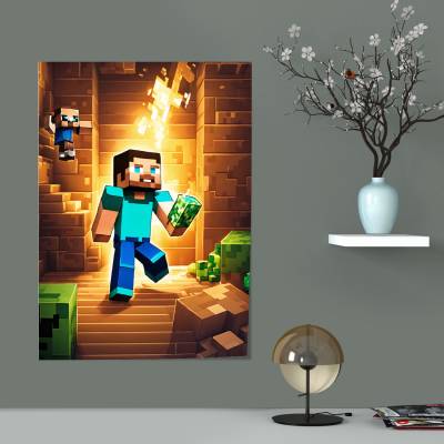پوستر سیلک ماینکرفت -78
