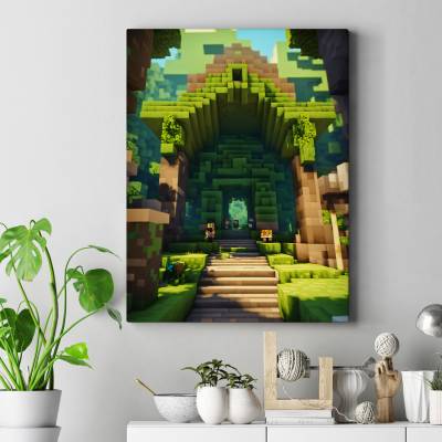 تابلو کنواس (بوم) ماینکرفت -83