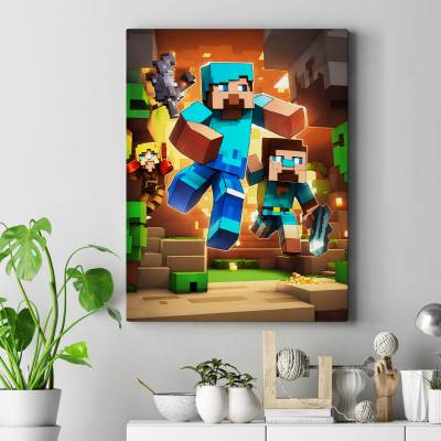 تابلو کنواس (بوم) ماینکرفت -84