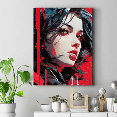 تابلو کنواس (بوم) دختر - 8