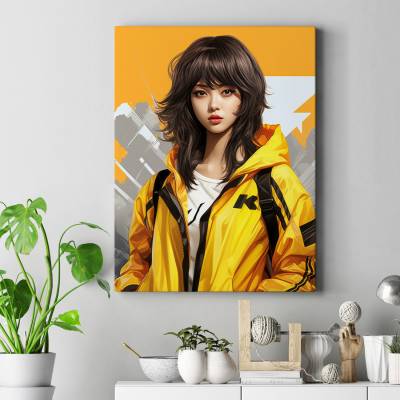 تابلو کنواس (بوم) دختر - 10