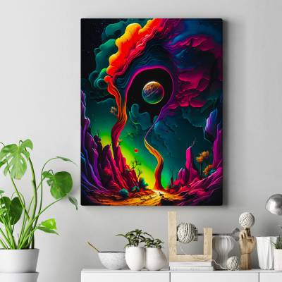 تابلو کنواس (بوم) فانتزی - 6