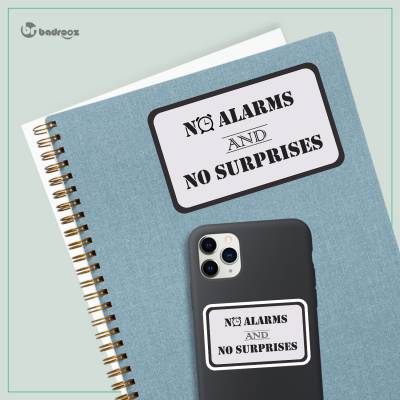 استیکر و برچسب استیکر no surprises