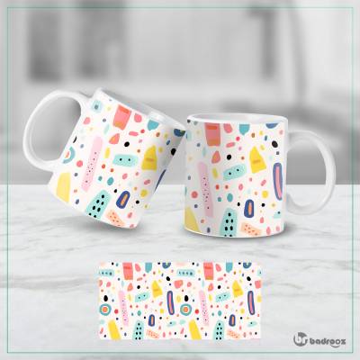 ماگ  طرح انتزاعی - 4