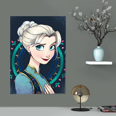 پوستر سیلک طرح فروزن - 1