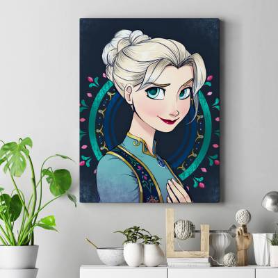 تابلو کنواس (بوم) طرح فروزن - 1