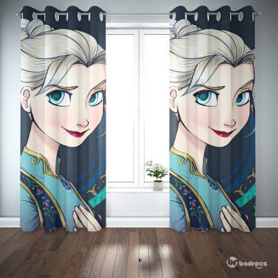 پرده پانچ طرح فروزن - 1
