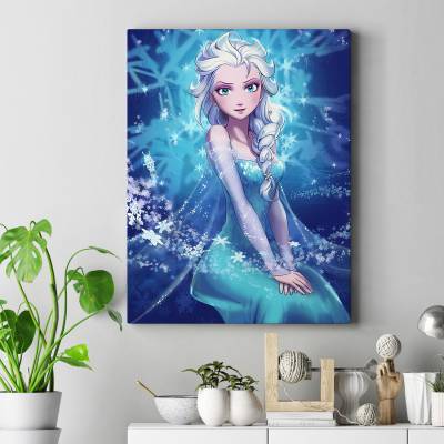 تابلو کنواس (بوم) طرح فروزن - 4