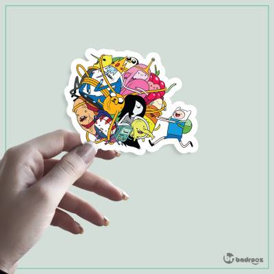 استیکر adventure time