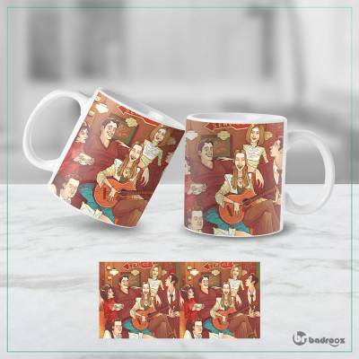 ماگ  طرح سریال فرندز -2
