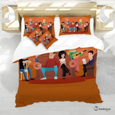 روتختی دو نفره طرح سریال فرندز -7