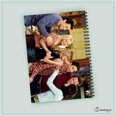 دفتر یادداشت طرح سریال فرندز -8