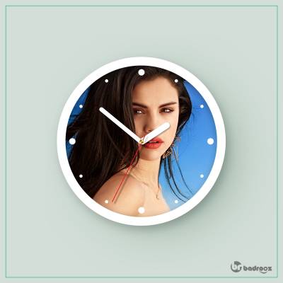 ساعت دیواری  طرح سلنا گومز - 2