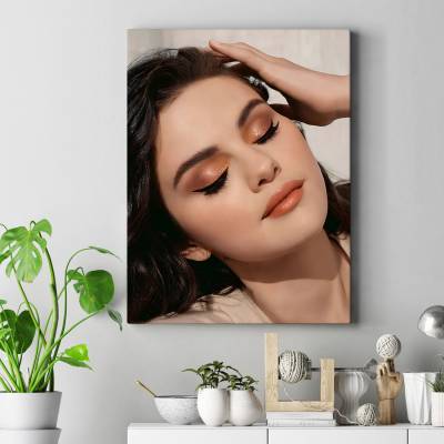 تابلو کنواس (بوم) طرح سلنا گومز - 6