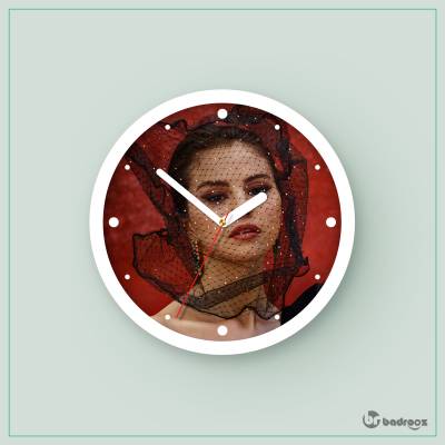 ساعت دیواری  طرح سلنا گومز - 15