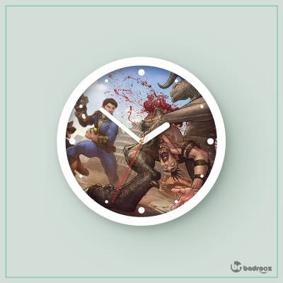 ساعت دیواری  طرح فال‌آوت - 13