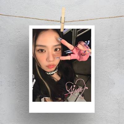 پولاروید(فتوکارت) جیسو بلک پینک + امضا| BLACKPINK JISOO