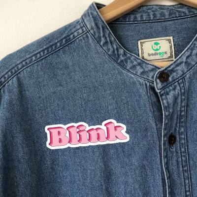 پچ حرارتی (برچسب لباس) طرح بلک پینک بلینک| BLACKPINK BLINK