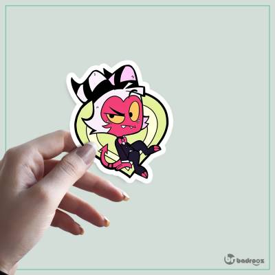 استیکر و برچسب Moxxie from Helluva boss gh 2