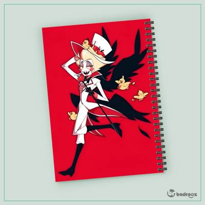 دفتر یادداشت lucifer from Hazbin hotel 04