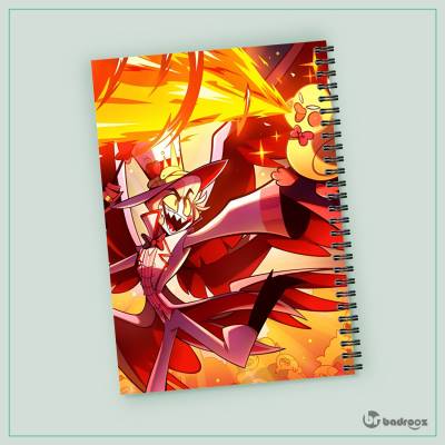 دفتر یادداشت lucifer from Hazbin hotel 05